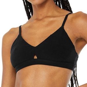 ALO - AloSoft Lounge Bra - Black XS